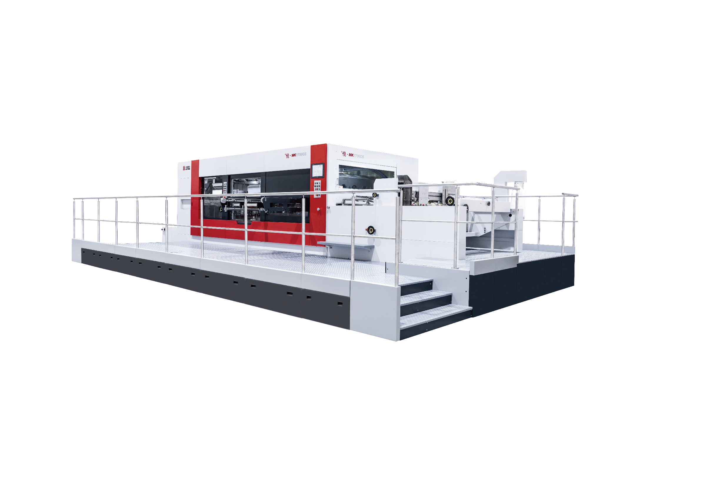 悅·1700CS瓦楞紙模切機
超大幅面瓦楞紙模切機，最高速度6000張/小時